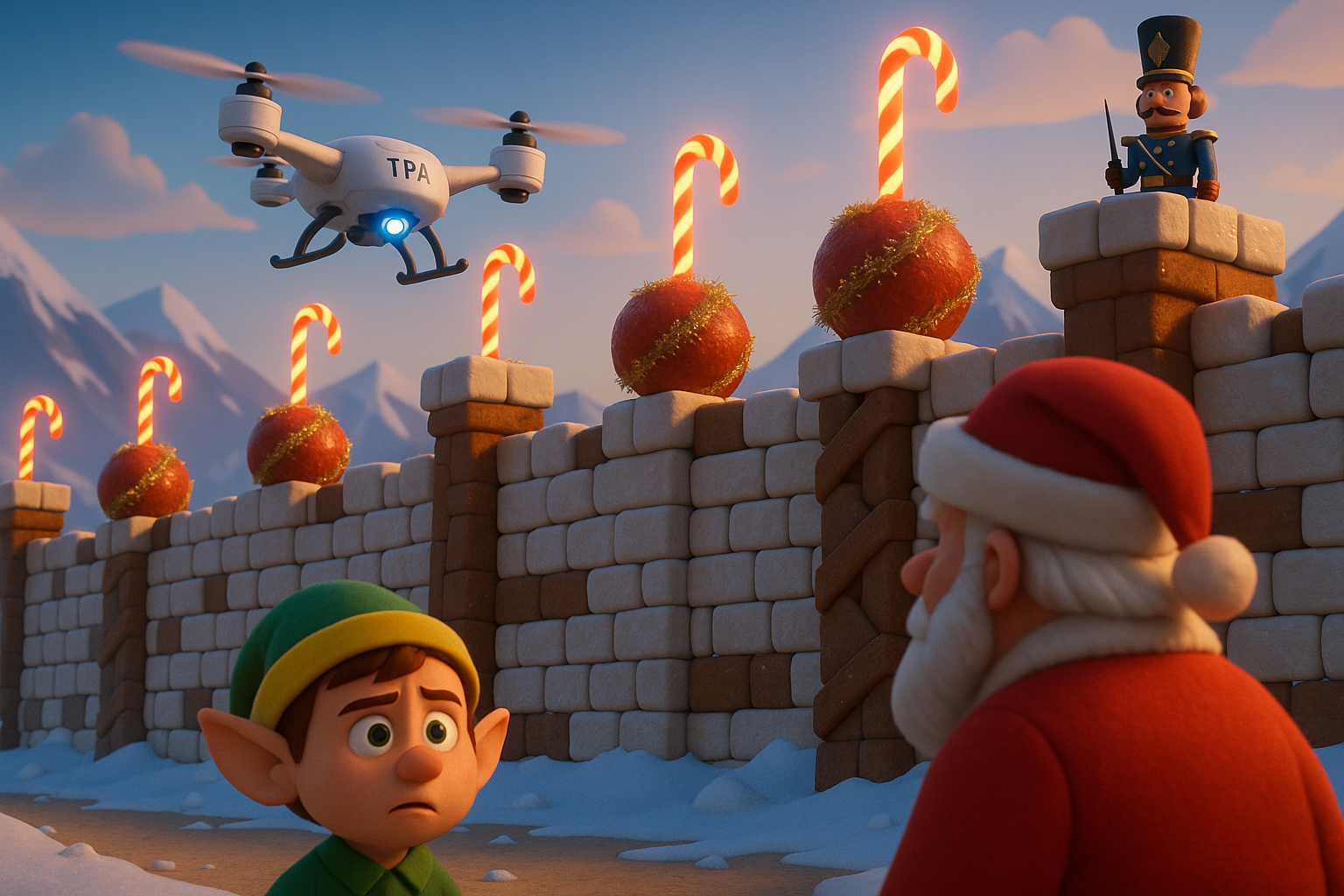 Elf Toss Game Screenshot